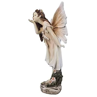 Design Toscano 13.5" Wildflower Meadows Fairies Blossom Garden Statue