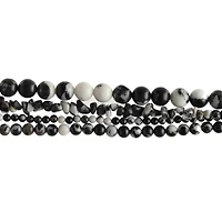Zebra Stone Beads Value Pack by Bead Landing™