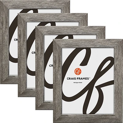 Pack Craig Frames Bauhaus 125 Barnwood Gray Picture Frame
