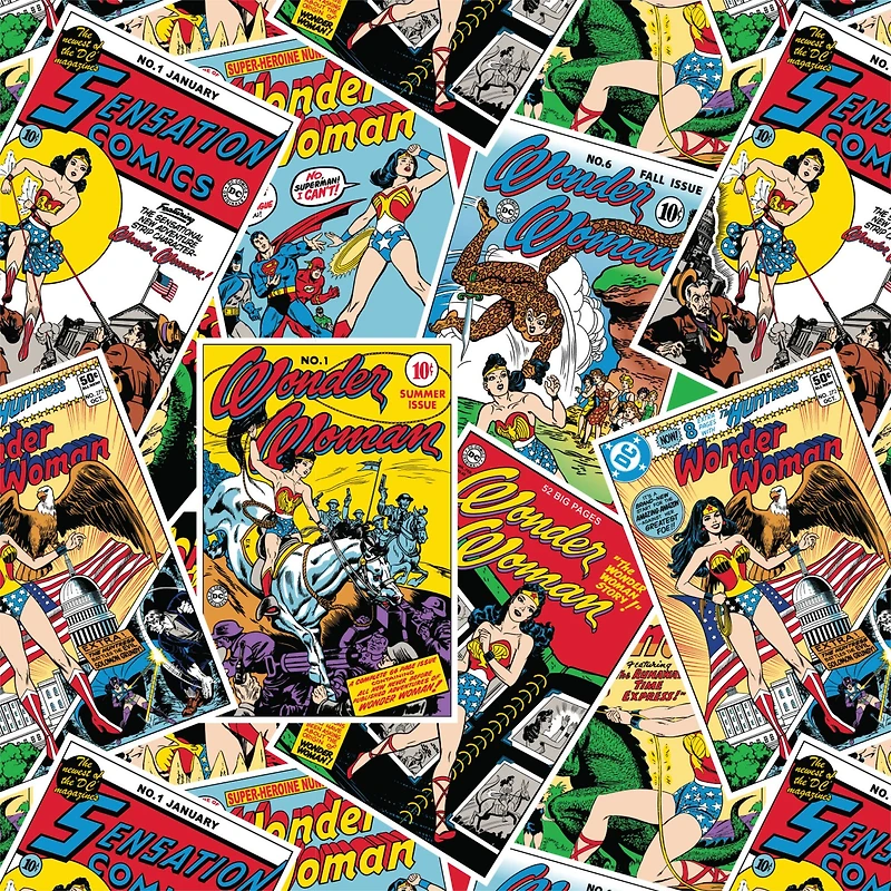 Camelot® Fabrics Wonder Woman™ Comic Cotton Fabric