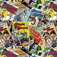 Camelot® Fabrics Wonder Woman™ Comic Cotton Fabric