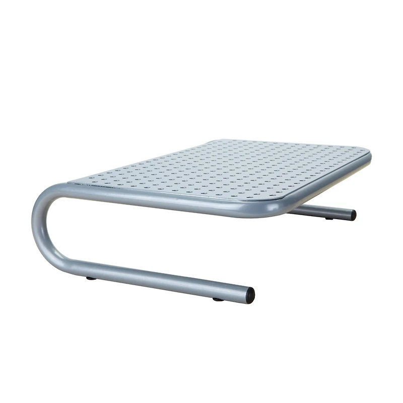 Mind Reader Silver Monitor Stand