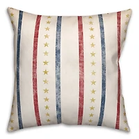 Red, White & Blue Throw Pillow