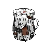 Mind Reader Matte Black Single Serve Coffee Pod Storage