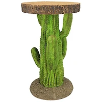 Design Toscano 20.5" Saguaro Cactus Arizona Desert Sculptural Table