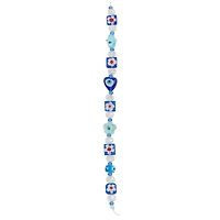 12 Pack: Blue Evil Eye Lampwork Glass Bead Mix by Bead Landing™