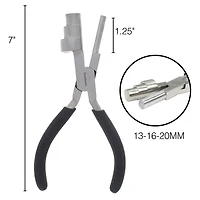 The Beadsmith® Little Wrapper Looping Pliers for 13mm, 16mm,20mm Rings