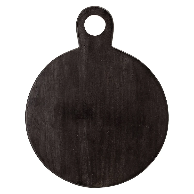 Hello Honey® 19" Black Acacia Wood Tray/Cutting Board