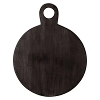 Hello Honey® 19" Black Acacia Wood Tray/Cutting Board