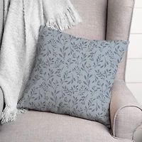 Delicate Floral Throw Pillow