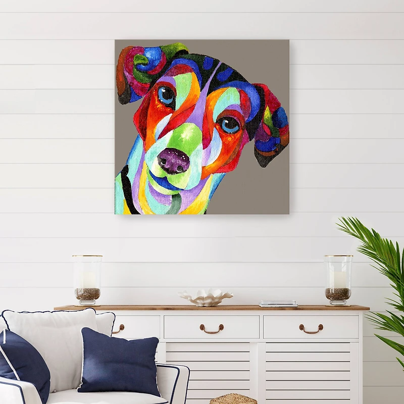 Jack Russell Canvas Giclee