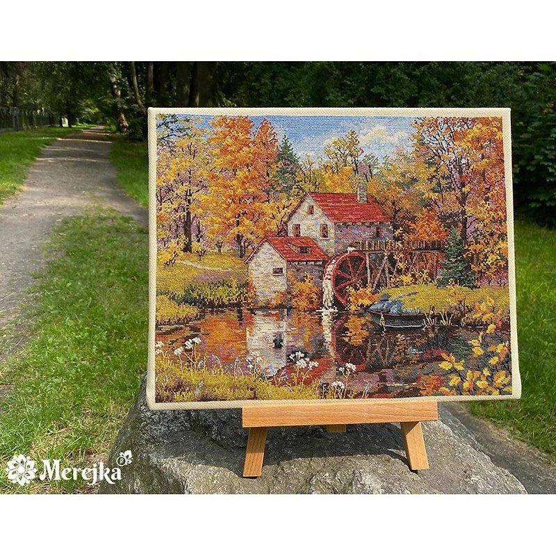 Merejka Watermill Counted Cross Stitch Kit