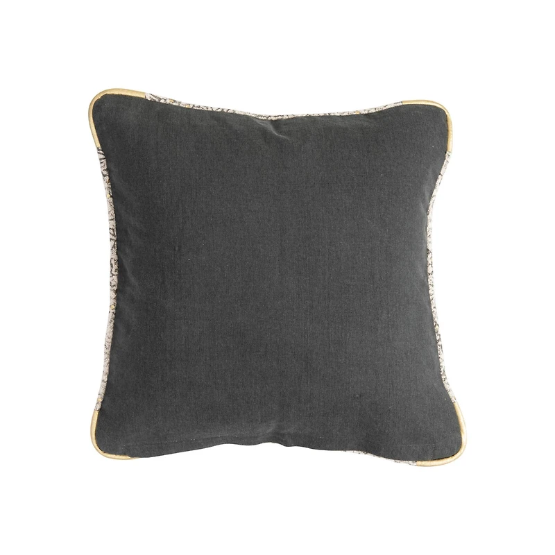 Hello Honey® 18" Square Cotton Distressed Pillow