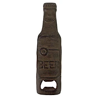 Design Toscano 6" A Cold Bottle of Beer Cast Iron Bottle Opener