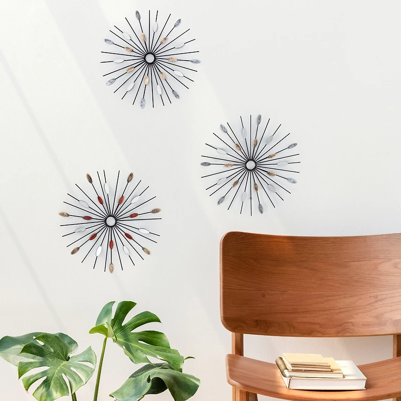 Habitat Decor Starburst Metal Wall Art Set