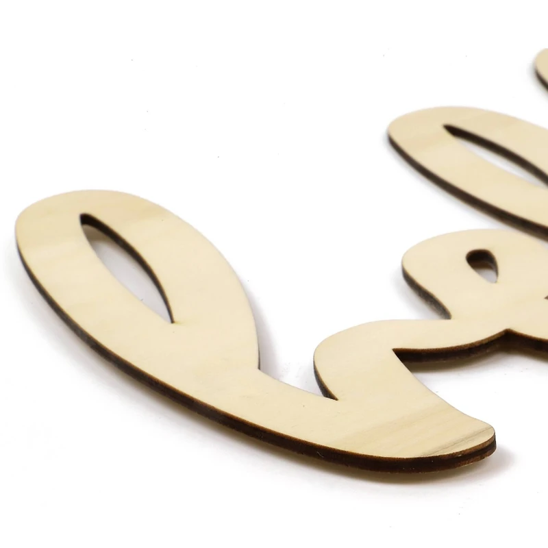 Leisure Arts® 12" Hello Wood Word