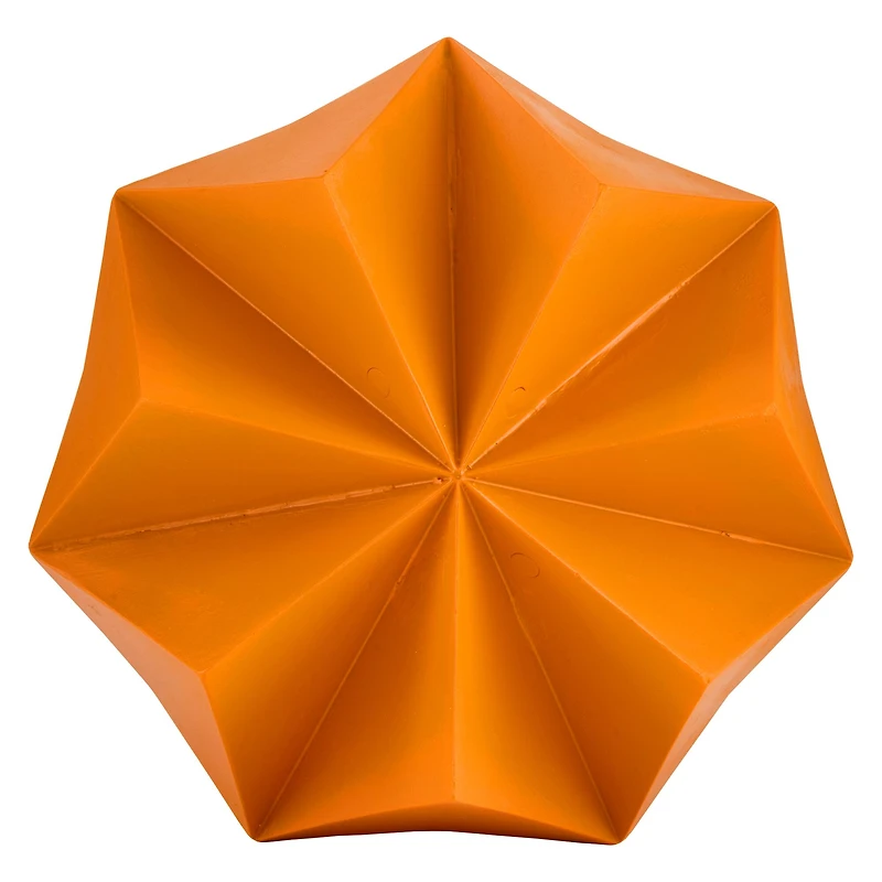 6" Orange Origami Pumpkin Tabletop Figurine