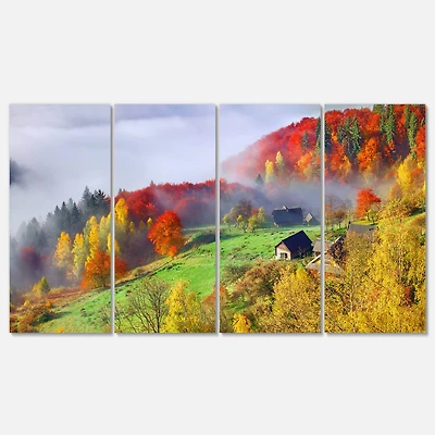 Designart - Colorful Autumn Landscape in Mountains