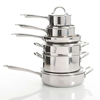 Kenmore® Elite Devon 10-Piece Heavy Gauge Stainless Steel Cookware Set