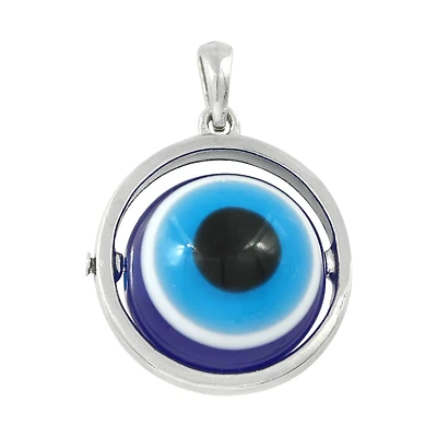 Blue Evil Eye Spinner Pendant by Bead Landing™