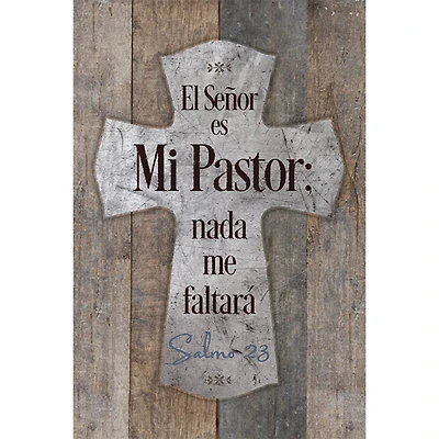 El Senor Es Mi Pastor Psalm 23: The Lord is my Shephard Plaque with Easel