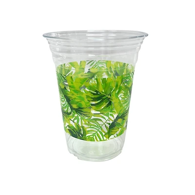 16oz. Palm Leaf Plastic Cups, 12ct. by Ashland®
