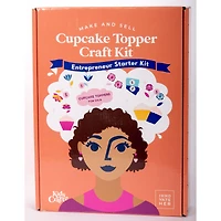 Kids Crafts Make & Sell Cupcake Topper Business Craft Kit