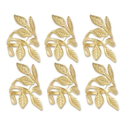 DII® Gold Vine Napkin Rings, 6ct.