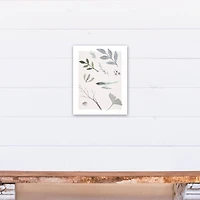 Blue and Green Botanicals 11" x 14" Canvas Wall Art