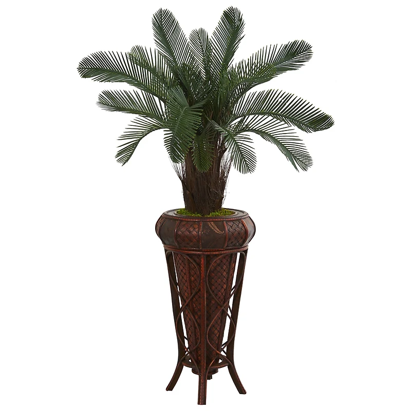 4ft. Cycas Tree in Decorative Stand