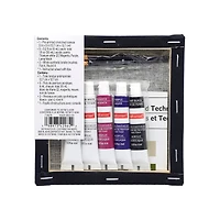 5" x 5" Skull in Web Canvas Painting Kit by Craft Smart®