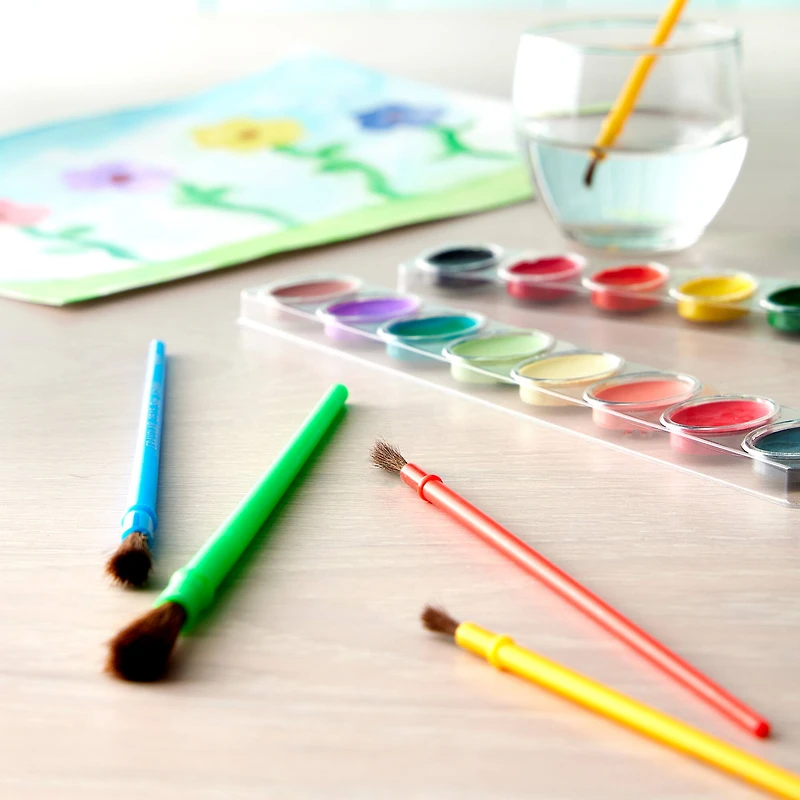 12 Packs: 8 ct. (96 total) Crayola® Art & Craft Brush Set