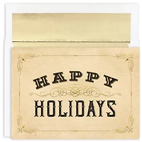 JAM Paper Western Style Holidays Christmas Cards & Envelopes Set