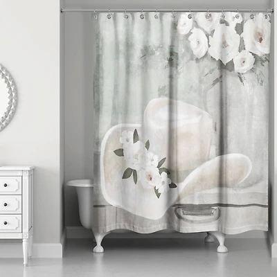 Cowgirl Hat Still Life 71" x 74" Shower Curtain