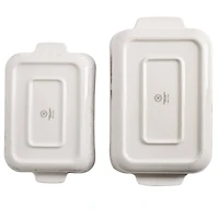 Martha Stewart 2-Piece Ceramic Baker Set