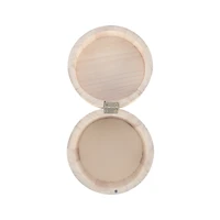 8 Pack: 4" Round Wood Box by Make Market®
