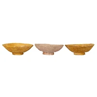 Hello Honey® 8.25" Round Paper Pulp Bowl Set, 3ct.