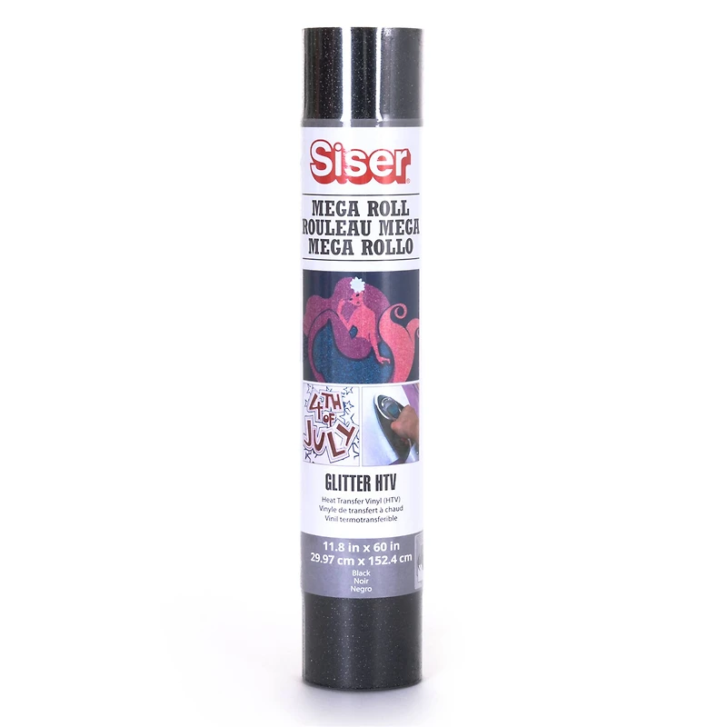 Siser® Glitter Heat Transfer Vinyl Mega Roll
