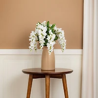Artificial White Wisteria Bush