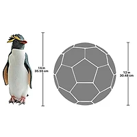 Design Toscano 14" Rock Hopper Penguin Statue