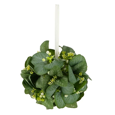 8" Eucalyptus & Baby's Breath Kissing Ball by Ashland®