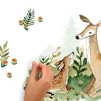 RoomMates Mama & Baby Woodland Deer Peel & Stick Giant Wall Decal Set