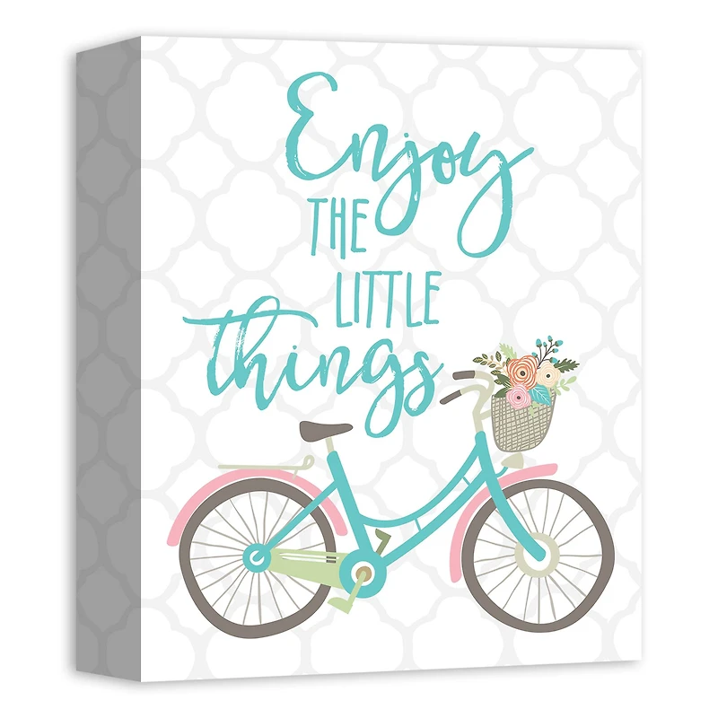 Enjoy the Little Things Canvas Wall Art