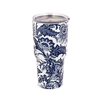 Vera Bradley® 28oz. Java Navy White Stainless Steel Large Tumbler