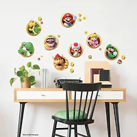 RoomMates Super Mario Character Peel & Stick Wall Decals