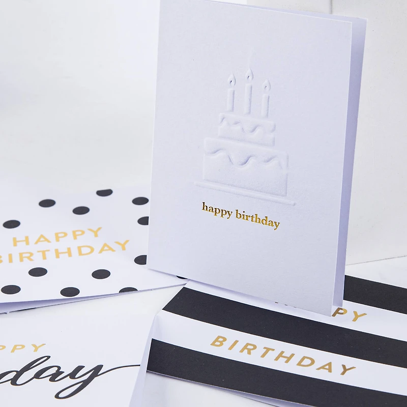 Happy Birthday Cards & Envelopes by Recollections™, 4.25" x 5.5"