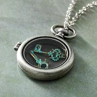Found Objects™ Pocket Watch Frame Locket by Bead Landing™