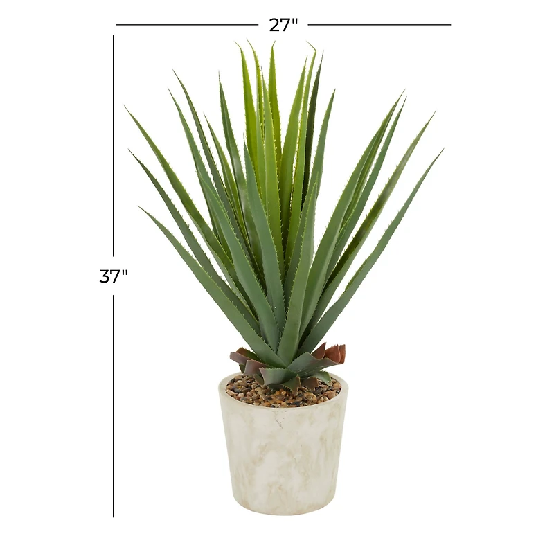 The Novogratz 3ft. Potted Contemporary Aloe Artificial Foliage