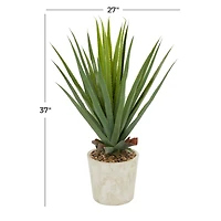 The Novogratz 3ft. Potted Contemporary Aloe Artificial Foliage