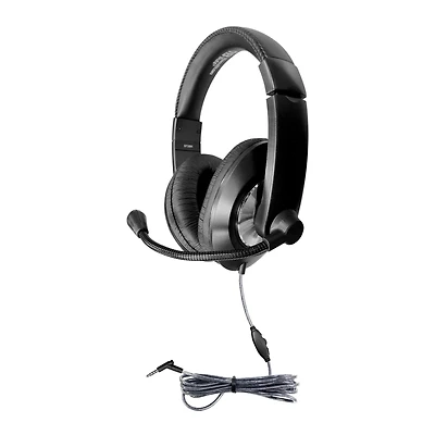 HamiltonBuhl® Smart-Trek™ Deluxe Stereo Headset with Gooseneck Microphone